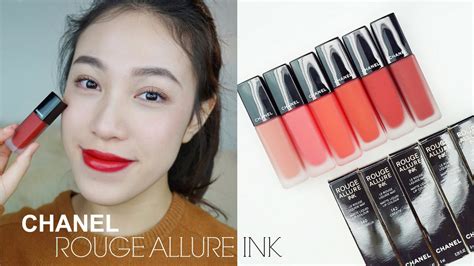 chanel rouge allure ink eterea|chanel rouge lipstick review.